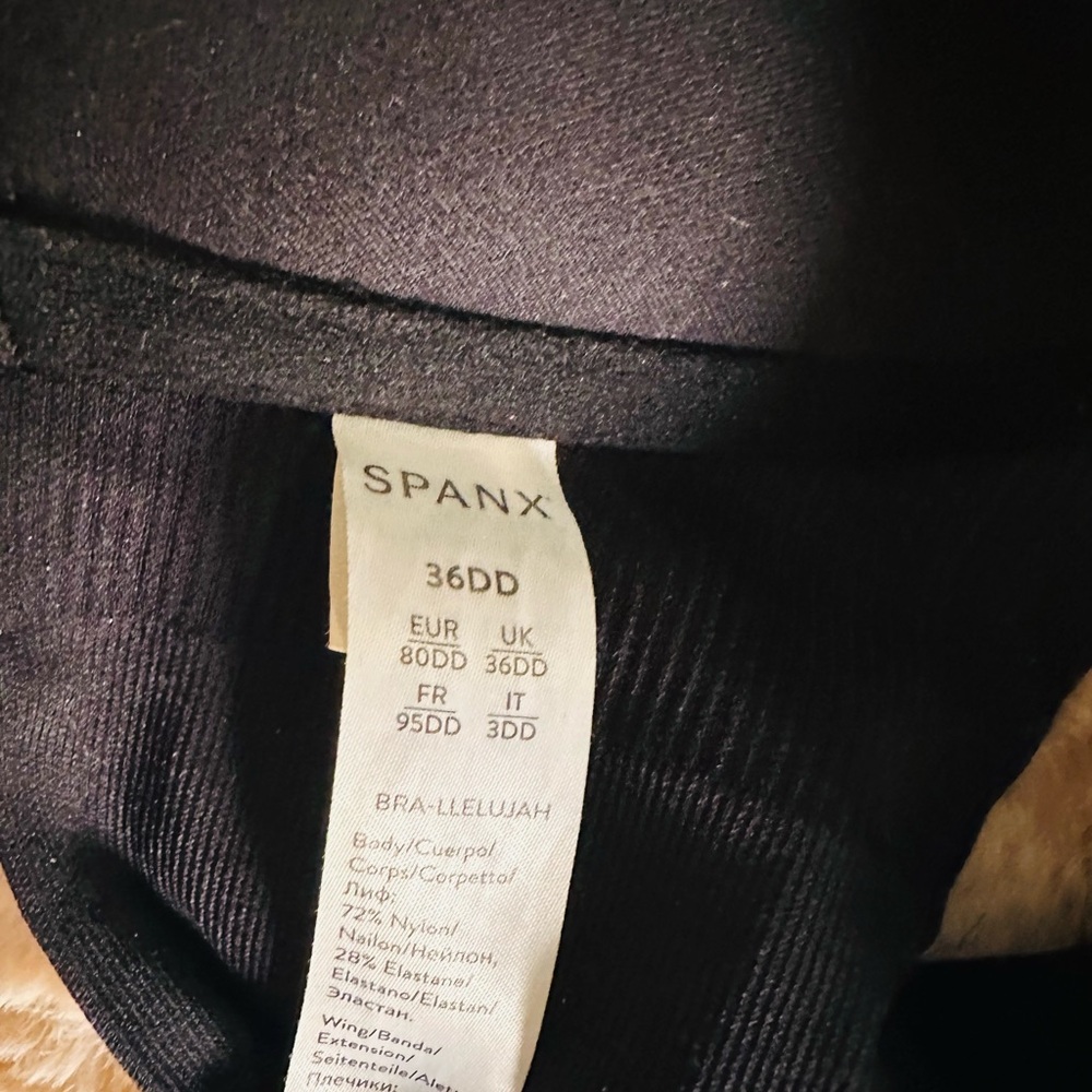 Spanx Black Cross-Back Bra - image 3